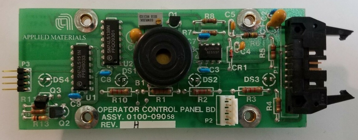 0100-09058 wPCB ASSY OPERATOR CNTRL PANEL,