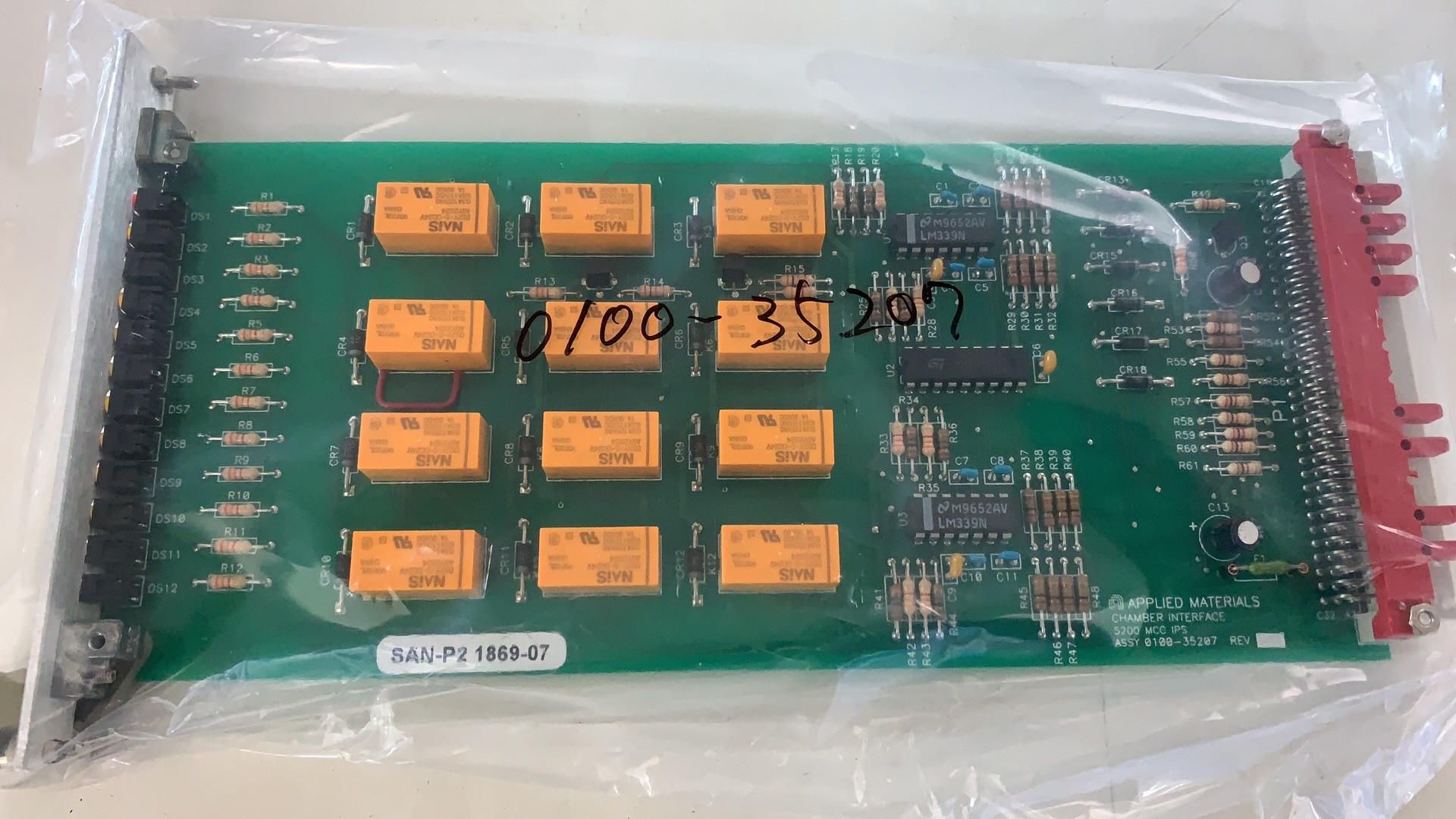 0100-35207 PCB, CHAMBER INTERFACE IPS, 5200